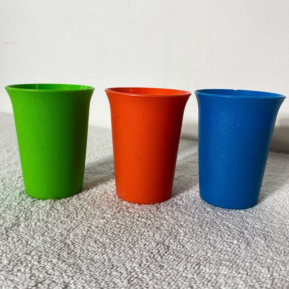 Vintage Tupperware 70s 80s Classic Bell Tumblers x6 Nostalgia - Picture 9 of 11